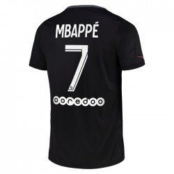 Camisola Paris Saint-Germain Kylian Mbappé 7 Equipamento Terceiro 2021-2022 Manga Curta